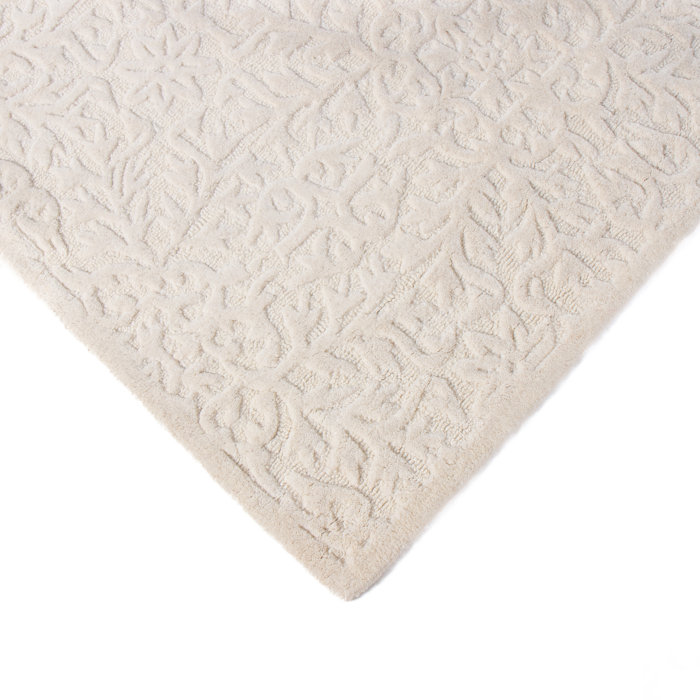 Naomi Hand Tufted Wool Ivory Rug & Reviews Birch Lane